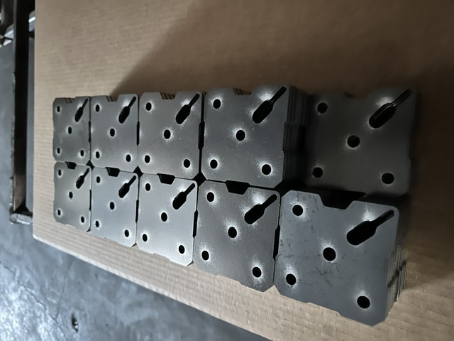 MLC Manufacturing — laser cut steel mounting plates