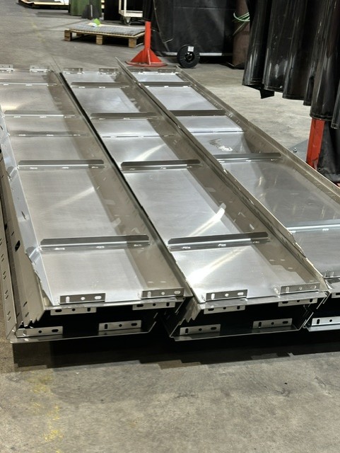 MLC Manufacturing — stainless steel channel trays