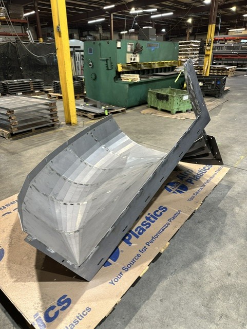 MLC Manufacturing — large welded steel assembly
