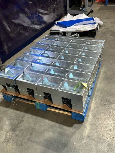 MLC Manufacturing — galvanized sheet metal duct assemblies