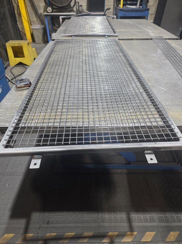 MLC Manufacturing — welded steel grating panel
