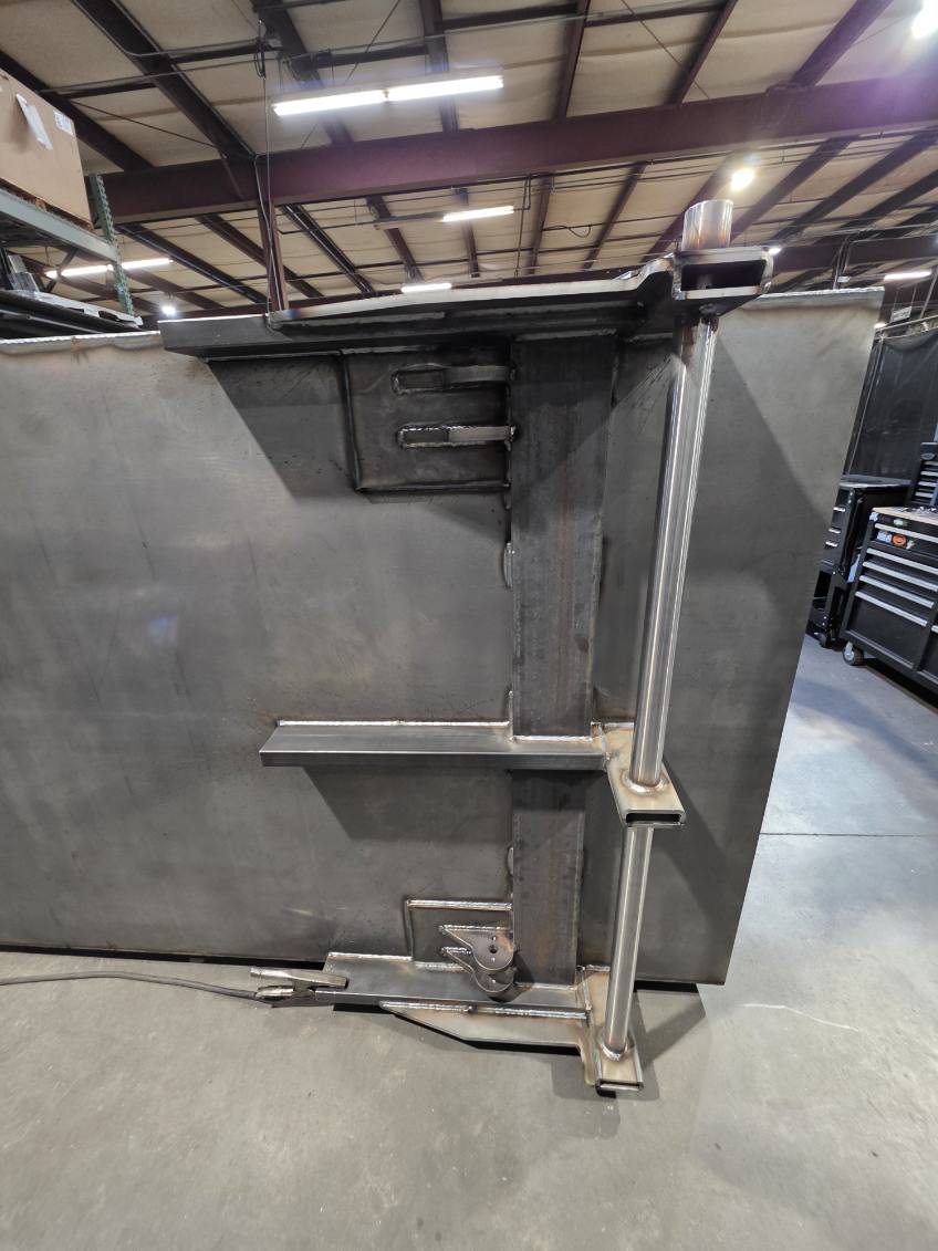 MLC Manufacturing — heavy steel fabrication assembly